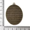 Vintage Tibetan Style Alloy Pendant Cabochon Bezel Settings TIBEP-M018-136AB-NF-3