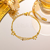 304 Stainless Steel Cable Chain Bracelets WG59DA4-01-2
