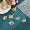 12Pcs 2 Colors 201 Stainless Steel Pendants STAS-UN0053-69-2