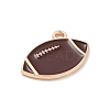 Alloy Enamel Pendants ENAM-A008-34KCG-2