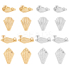 Unicraftale 16Pcs 4 Style 304 Stainless Steel Stud Earring Findings STAS-UN0021-19-1