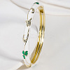 Vintage Zinc Alloy Hinged Bangles for Women JY4654-2-1