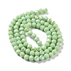 Opaque Glass Beads Strands EGLA-A035-P6mm-L20-2
