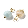 Natural Flower Amazonite Pendants STAS-C120-10G-02-2