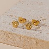304 Stainless Steel Stud Earrings for Women EJEW-G459-01A-G-1