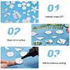 210Pcs 7 Styles Glass Mirror Mosaic Tiles DIY-OC0011-76-4