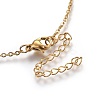 304 Stainless Steel Pendant Necklaces X-NJEW-O108-04G-3