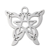 Non-Tarnish 304 Stainless Steel Pendants STAS-R116-09P-1