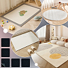24Pcs Square Self-Adhesive PET Carpet Non-Slip Mat AJEW-BC0009-78-5