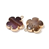 Natural Red Agate Pendants G-P566-01G-02-2