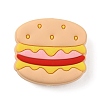 Hamburger Food Grade Eco-Friendly Silicone Beads LS-SIL-WH0012-034A-1