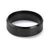 201 Stainless Steel Plain Band Ring for Men Women RJEW-WH0010-06H-MB-2