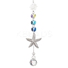 Glass Hanging Suncatchers HJEW-JM04579-01-2