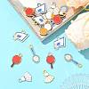 20Pcs Alloy Enamel Pendants FIND-FS0004-83-6