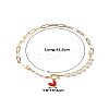 Glass Pearl Beaded Necklaces X1-NJEW-TA00004-5