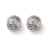 304 Stainless Steel Rhinestone European Beads STAS-A092-10L-P-1