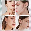 20Pcs Brass Earring Hooks JX503B-7