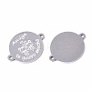 Tarnish Resistant 201 Stainless Steel Links connectors STAS-S079-156B-P-2