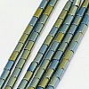 Electroplate Non-magnetic Synthetic Hematite Beads Strands G-J162-A-07-1