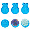 Boutigem 6Pcs 6 Style DIY Silicone Fondant Molds DIY-BG0001-22-1