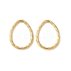 304 Stainless Steel Twisted Teardrop Linking Rings STAS-L300-007G-1