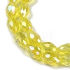 Transparent Electroplate Glass Beads Strands EGLA-N013-T4mm-B26-3