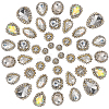 100Pcs 10 Style Flower/Horse Eye/Teardrop Sew on Rhinestone RGLA-GF0001-14A-1
