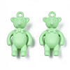 Rack Plating Spray Painted Alloy Pendants PALLOY-N172-001-05-2