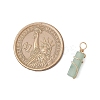20Pcs 10 Styles Natural Mixed Stone Copper Wire Wrapped Pendants PALLOY-JF03976-3