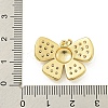 Rack Plating Brass Pave Cubic Zirconia Enamel Pendants KK-U029-15G-3