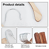 10Pcs 3 Styles Wood Clothes Hanger for Dog Cat AJEW-DR0001-09-3