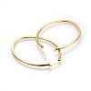 201 Stainless Steel Hoop Earrings LS-EJEW-A053-06A-G-2