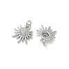 SHEGRACE Brass Micro Pave Cubic Zirconia Pendants XGRQ3D154-467P-2