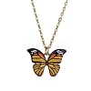 Alloy Enamel Pendant Necklace NJEW-JN04584-3