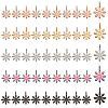 60Pcs 5 Colors 304 Stainless Steel Pendants STAS-NB0001-72-1