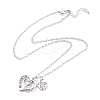 Alloy Pendant Necklaces LS-NJEW-K121-09P-2