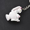 Alloy with PVC Plastic Cute Keychain KEYC-Z006-02P-B-3