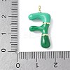 Brass Enamel Pendants KK-E093-03G-F-02-3