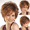 Ladies Short Curly Wigs OHAR-L010-010-3