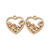 Alloy Crystal Rhinestone Pendants ALRI-K049-13G-1