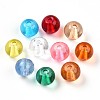 Baking Paint Transparent Glass Beads DGLA-Q022-6mm-M-2