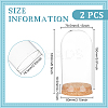 Glass Dome Cover LS-AJEW-WH0505-27-2