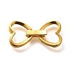 925 Sterling Silver Fold Over Clasps STER-B006-04G-1