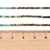 Gradient Color Natural HuBei Turquoise Beads Strands G-A322-A03-2mm-5