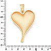 Rack Plating Alloy Pendants PALLOY-T090-29G-3