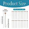 2 Sets Stainless Steel Ball Positioning Head Pins FIND-TA0009-26RG-3