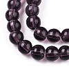 Transparent Glass Beads Strands GLAA-T032-T4mm-03-2