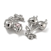 Rack Plating Alloy Rhinestone Pendants PALLOY-F312-19P-2