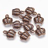 Tibetan Style Alloy Crown Charms LS-EBB054Y-R-1