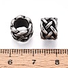 304 Stainless Steel European Style Large Hole Beads STAS-T072-99AS-3
